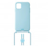 Laut Pastels Case mit Band iPhone 12 Mini blau