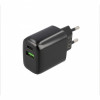 Musthavz Power Delivery Ladegerät 20 Watt mit USB-A und USB-C Anschluss schwarz
