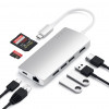 Satechi USB-C Multi-Port Adapter 4K Ethernet V2 Silber 