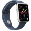 SBS Silikon Strap Apple Watch medium / large 38 / 40mm blau