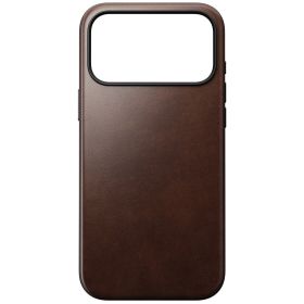 Nomad Moderne Leder Hülle iPhone 17 Pro Max Rustikales Braun Horween