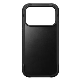 Nomad Robuste Leder Hülle iPhone 17 Pro Black Horween