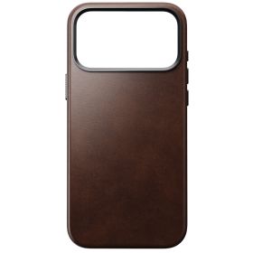 Nomad Traditionelle Leder Hülle iPhone 17 Pro Max Braun