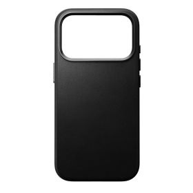 Nomad Traditionelle Leder Hülle iPhone 17 Pro Schwarz