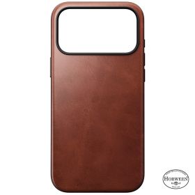 Nomad Moderne Leder Hülle iPhone 17 Pro Olde Dublin Horween