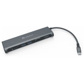 ADAM elements CASA Hub A03 USB-C 3.1 5 Port Display grau