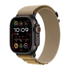 Apple Alpine Loop Apple Watch 44mm / 45mm / 46mm / 49mm Tan/Schwarz Small