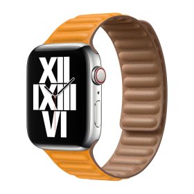 Apple Leather Link Apple Watch S/M 42mm / 44mm / 45mm California Poppy