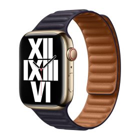 Apple Leder Link Apple Watch M/L 38mm / 40mm / 41mm Ink