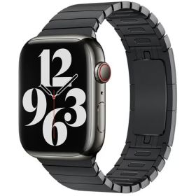 Apple Link Armband Apple Watch 42 mm / 44 mm / 45 mm / 49 mm Space Schwarz