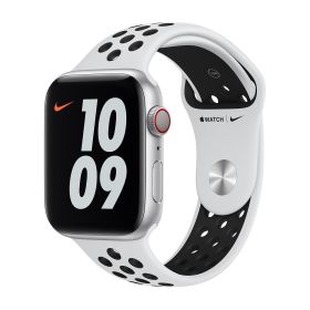 Apple Nike Sport Band Apple Watch 38mm / 40mm / 41mm Pure Platinum / Schwarz