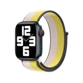 Apple Sport Loop Band Apple Watch 38mm / 40mm / 41mm / 42mm Oat Milk/Lemon Zest