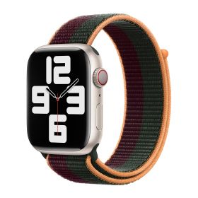 Apple Sport Loop Apple Watch 42mm / 44mm / 45mm / 49mm Dark Cherry / Forest Green