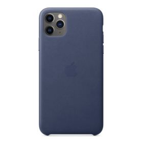 iPhone 11 Pro Max Lederhülle Mitternachtsblau