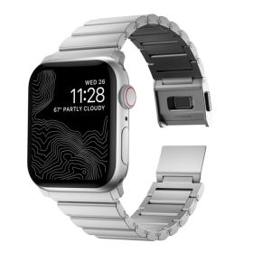 Nomad Aluminum Strap Apple Watch 42/44/45/49mm Silber