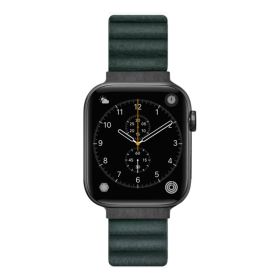 LAUT Novi Leder Loop Apple Watch 42mm / 44mm / 45mm / 49mm pine green