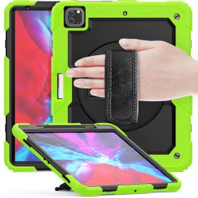 Casecentive Handstrap Pro Hardcase mit Griff iPad Pro 12.9" 2022 / 2021 / 2020 / 2018 Grün