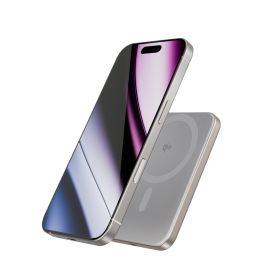 Epico UltraPack Qi2 Slim Tragbare Kabellose Magnetische Powerbank Ultradünn 8,6 mm 5000mAh Titanium
