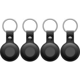 Lifemate Life Tag Lederhülle 4er Set schwarz