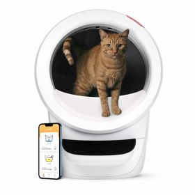 Litter-Robot 4 automatisches selbstreinigendes Katzenklo weiß