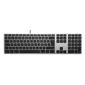 Matias kabelgebundene Aluminum Tastatur Mac deutsch QWERTZ space grau