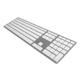 Matias Kabellose USB-C Aluminum Tastatur Mac deutsch QWERTZ silber