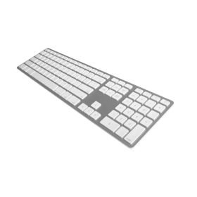 Matias Kabelloses USB-C Tastatur Mac Deutsches Layout Silber