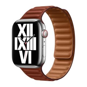 Apple Leather Link Apple Watch 38mm / 40mm / 41mm M/L Umber