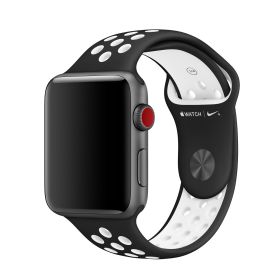 Apple Nike Sport Band Apple Watch 38mm / 40mm / 41mm Schwarz / Weiß
