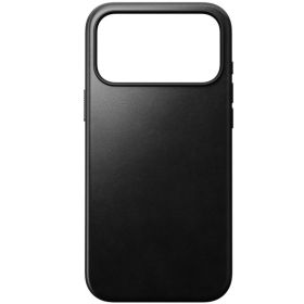 Nomad Moderne Leder Hülle iPhone 17 Pro Schwarz