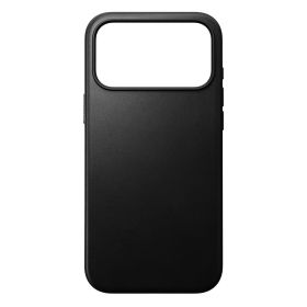 Nomad Moderne Leder Hülle iPhone 17 Pro Max Schwarz