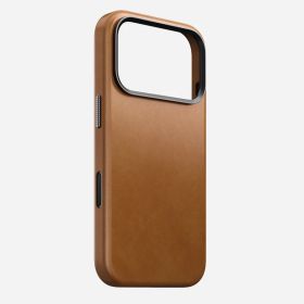 Nomad Traditionelle Leder Hülle iPhone 17 Pro English Tan