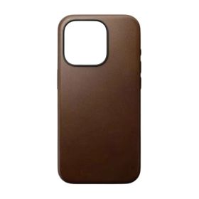 Nomad Modern Leather Case Magsafe iPhone 15 Plus Brown