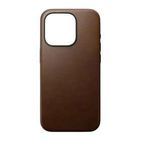 Nomad Modern Leather Case Magsafe iPhone 15 brown