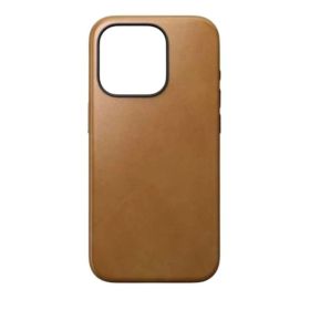 Nomad Modern Leather Case Magsafe iPhone 15 tan