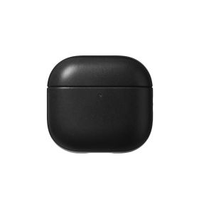 Nomad Moderne Leder Hülle AirPods 4 Schwarz