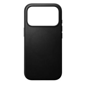 Nomad Moderne Leder Hülle iPhone 17 Pro Schwarz