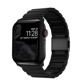 Nomad Titanarmband V2 Apple Watch 42 mm / 44 mm / 45 mm / 49 mm schwarz