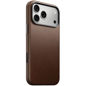 Nomad Traditional Camino Leather Case iPhone 18 Pro Max Brown