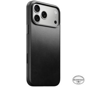 Nomad Traditional Lederhülle Horween iPhone 18 Pro Schwarz
