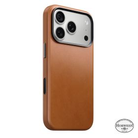 Nomad Traditional Lederhülle Horween iPhone 18 Pro Saddle
