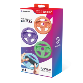 Oniverse Racing Wheel Nintendo Switch 2 Controller Holder 4-Pack
