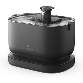 Petlibro Dockstream – kabelloser automatischer Trinkbrunnen für Haustiere, schwarz
