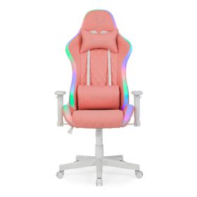 Ranqer Halo RGB / LED Gaming Stuhl rosa