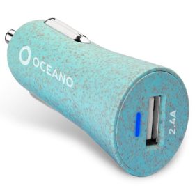 SBS eco-friendly Car Charger 12W blau
