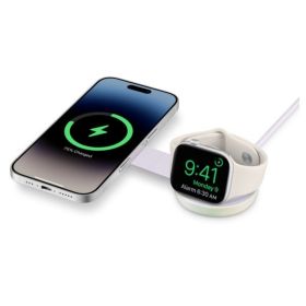 Twelve South ButterFly SE 2-in-1 Qi2 Kabelloses Ladegerät Weiß
