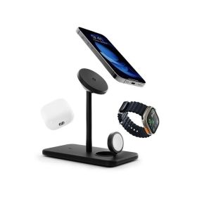 Twelve South HiRise Deluxe 3-in-1 Kabelloser Ladeständer Schwarz
