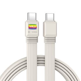 Wokyis Retro USB4 Flachkabel 1m – 80Gbps, 240W Laden, 8K Video, Thunderbolt 5/4/3 kompatibel